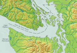 Marrowstone, Washington is located in Strait of Juan de Fuca