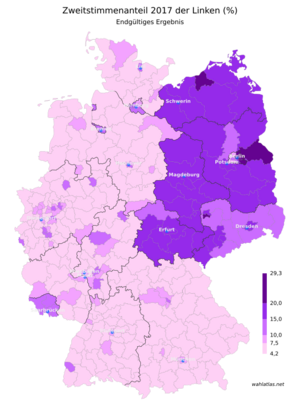 Karte btw linke17z endg