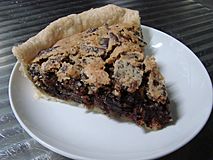 Kentucky Chocolate walnut pie slice