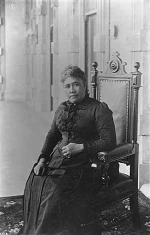 Liliuokalani in 1891, USC Libraries