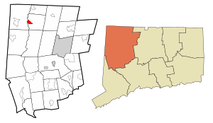 Location in Litchfield County, Connecticut