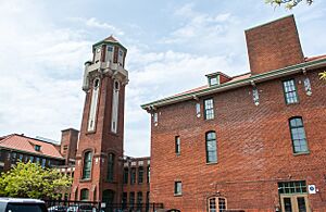 Looking NW- Tower Press Building