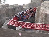 Maverick train in canyon