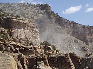 Nine Mile Canyon dust