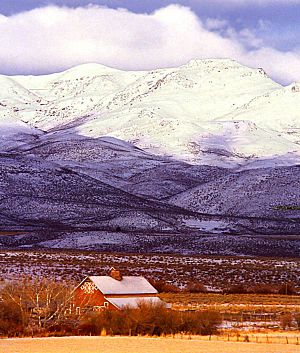 Reynolds Creek Experimental Watershed in the Owyhee Mountains about 50 miles southwest of Boise.