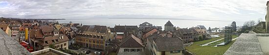 Panorama from Nyon castle