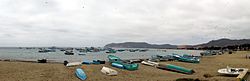 The beach at Puerto Lopez