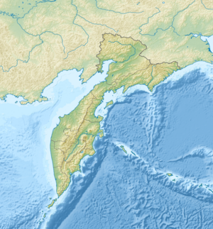 Relief Map of Kamchatka Krai