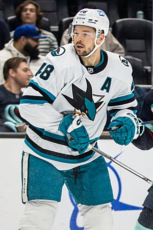 San Jose Sharks at Seattle Kraken - November 22, 2023 - Tomas Hertl (53351816983) (cropped).jpg