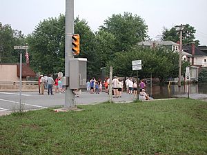 Flooding in South Pottstown