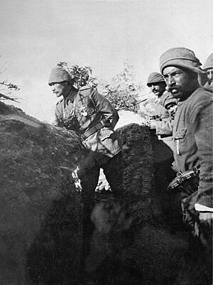 Turkish trenches at Gallipoli