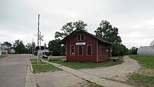 West Branch, Michigan train depot