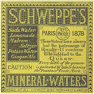 (1883) SCHWEPPES MINERAL-WATERS