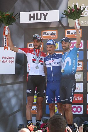 2018 Fleche Wallonne podium 24