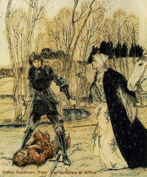 Arthur Rackham - Gareth