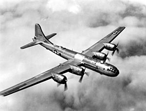 B-29 in flight