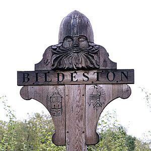 Bildeston old village sign