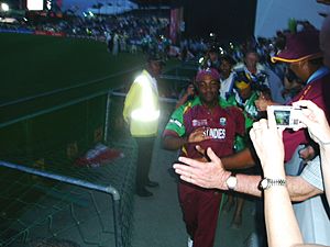 Brian Lara lap of honour