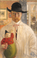 Carl Larsson - Self Portrait