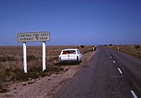 Central time zone sign