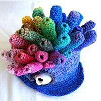 Coral tea cosy