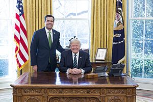 Donald Trump and John Ratcliffe