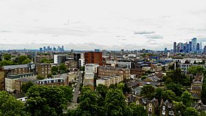 Drone view of London