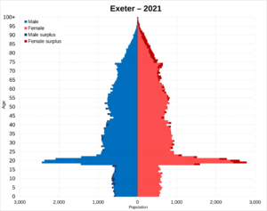 Exeter pop pyramid