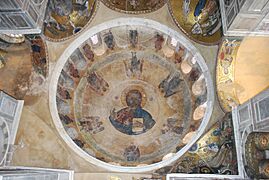 Hosios Loukas Katholikon (Dome) - Pantocrator 01