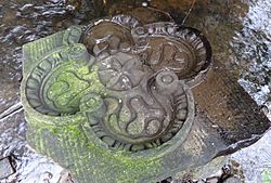 Kerelaw Bridge, Ornate carving, Stevenston