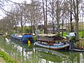 Péniches sur le Canal du Midi