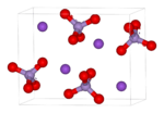 Potassium permanganate unit cell