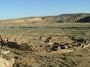 Pueblo Bonito Aerial Chaco Canyon