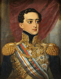 Retrato de D. Miguel I - Johann Nepomuk Ender (digitally restored)