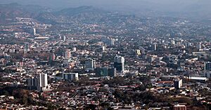 Tegucigalpa mountain view