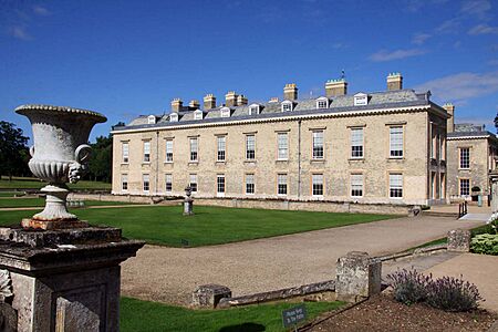 The west side of Althorp House from the Stables