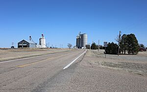 Entering from the west on State Highway 96