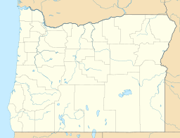 Location of Upper McNulty Reservoir in Oregon, USA.