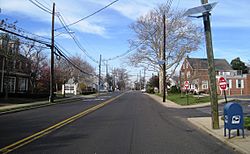 Along South Broad Street (CR 672)