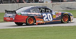 20 Kenny Habul passenger side NASCAR Nationwide 2014 Gardner Denver 200 at Road America