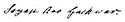 Sayajirao Gaekwad III's signature