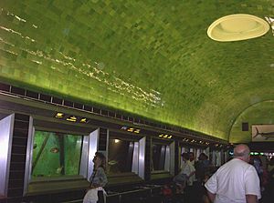 Belle Isle Aquarium interior