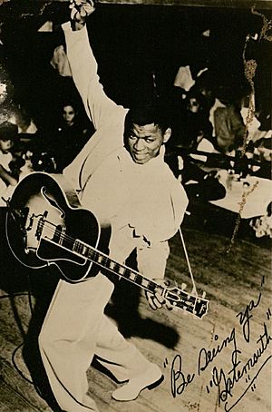 Clarence "Gatemouth" Brown performance at the Bronze Peacock Dinner Club