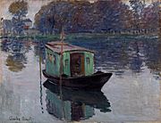 Claude Monet The Studio Boat