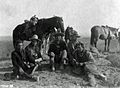 Edward Curtis with Crow Indians 1908