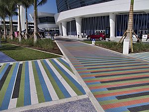 Marlins Park mosaic walkways