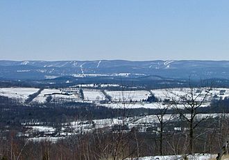 A view of Mountain Creek from across the valley