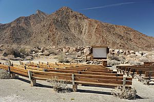 Palm Canyon Campground amphitheater