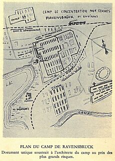 Plan du camp de Ravensbrück