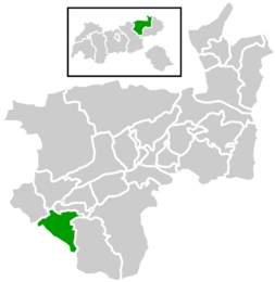 Location within Kufstein district